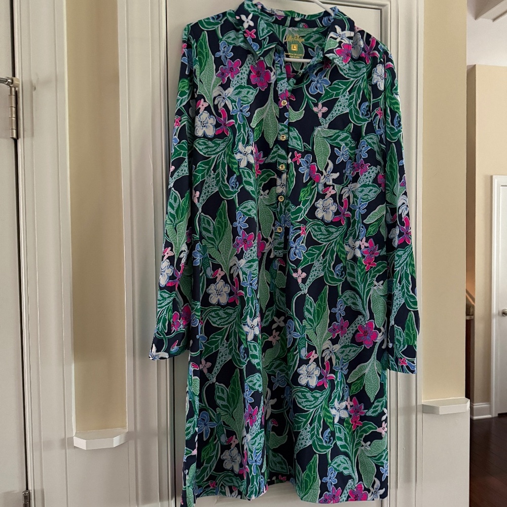 NIP NWT Lilly Pulitzer Kindra Dress Multi Untamed XL